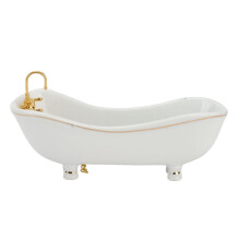Juego de baño para casa de muñecas a escala 1:12, 5 piezas de porcelana 6.7cm