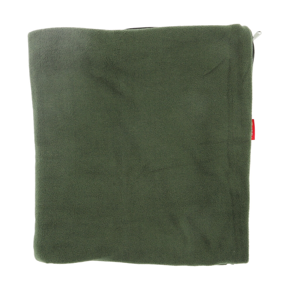 Fleece Sleeping Bag for Adults, OD Green, 180x150cm, Lightweight