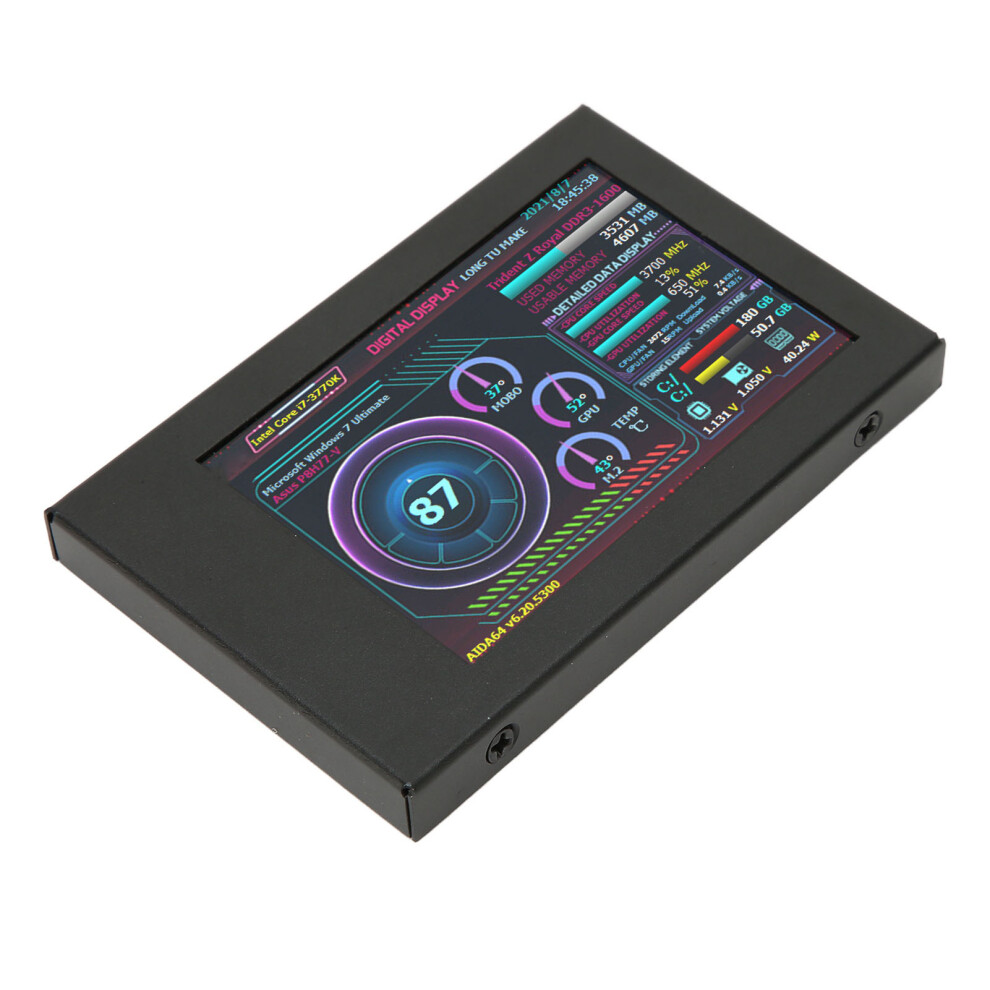 3.5In Ips Usb Computer Temp Monitor For Pc/Linux/Raspberry Pi 5091332542332