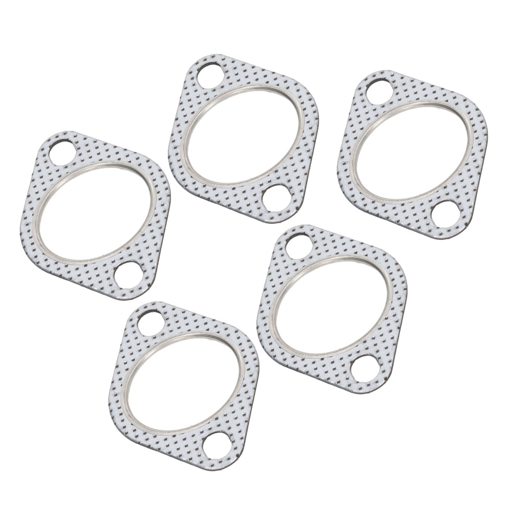 5Pcs Exhaust Pipe Flange Gasket Set 2In For Turbo Manifold Header 7901332546972