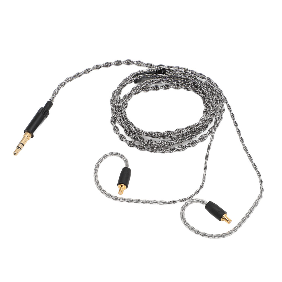 Upgrade 3.5Mm To A2dc Earphone Cable Plated Copper 3.9Ft Silver 8401332549045