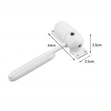 320 g weißer Mini-Versteck-Feder-Schließer 8,8x2,5x3,5 cm