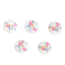 40 Stück Muschelknopf-Set, 15 mm, 2-Loch, wasserdicht