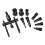 Motorcycle Bearing Puller Set, Steel, 10 Sizes, 145mm 3