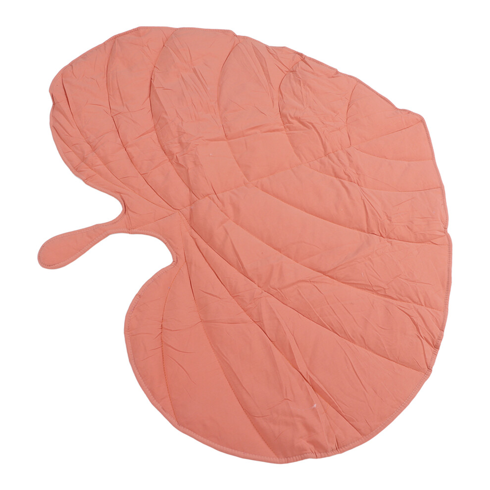 Pink Leaf Shaped Baby Mat Multipurpose Soft Comfortable Crawling and Play Rug-image-OPC-PJBF9C2-NEW