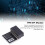 TPM SPI 2.0 Modul, 14-Pin, schwarzes PCB für PC 8