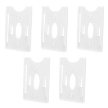5 piezas de portatarjetas IC para parabrisas, ABS, 90x60x7 mm