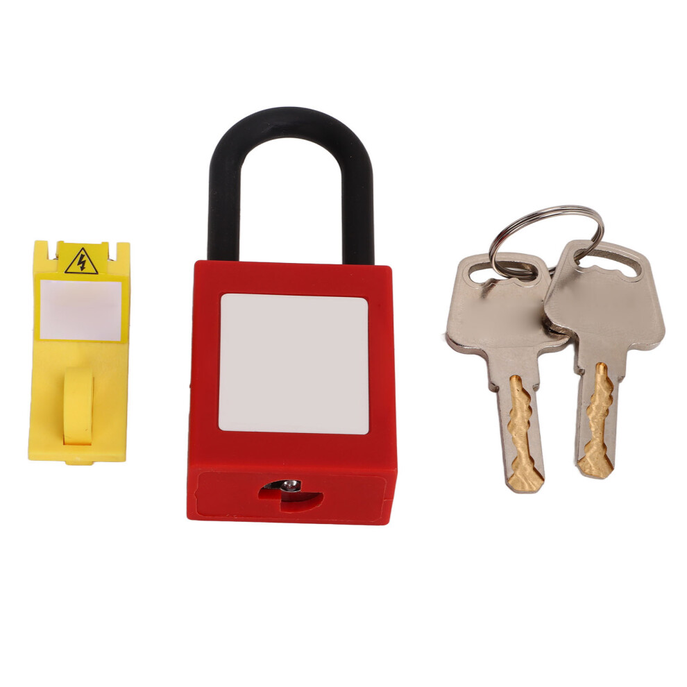 38Mm Nylon Padlock Circuit Breaker Lockout With Keys Set - Safe & Compact 8401332559792