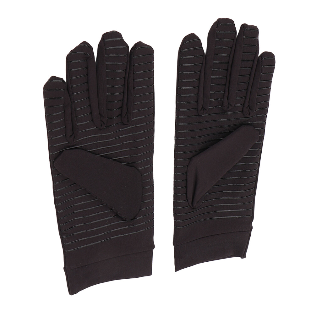 Full Finger Copper Compression Gloves for Men Women Arthritis Soreness Relief M