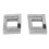 Electroplated Zinc Alloy Metal Puzzle 3D Brain Teaser Interlocking Portable 5