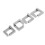 Electroplated Zinc Alloy Metal Puzzle 3D Brain Teaser Interlocking Portable 16