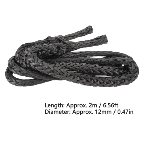 2m Winch Extension Rope 26455lbs Breaking Strength for ATV UTV SUVs 1