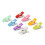 100PCS Clear Plastic Photo Clips, Flat Head, Mini Clothespins, 2.7x1 cm 13