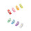 100PCS Clear Plastic Photo Clips, Flat Head, Mini Clothespins, 2.7x1 cm 5