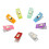 100PCS Clear Plastic Photo Clips, Flat Head, Mini Clothespins, 2.7x1 cm 16