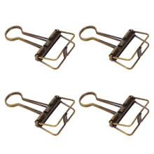 Clips de sujeción metálicos de 32 mm, 50 piezas, de alta resistencia para oficina, escuela y hogar, bronce