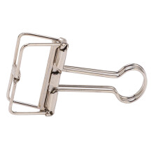 50 Stück Metall Hohlklemmen 25mm Silber langlebige Papierklemmen für Dokumente