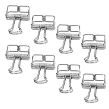 80 Pcs Metal Binder Clips 19mm Multicolor Clamping Force Durable Home Office