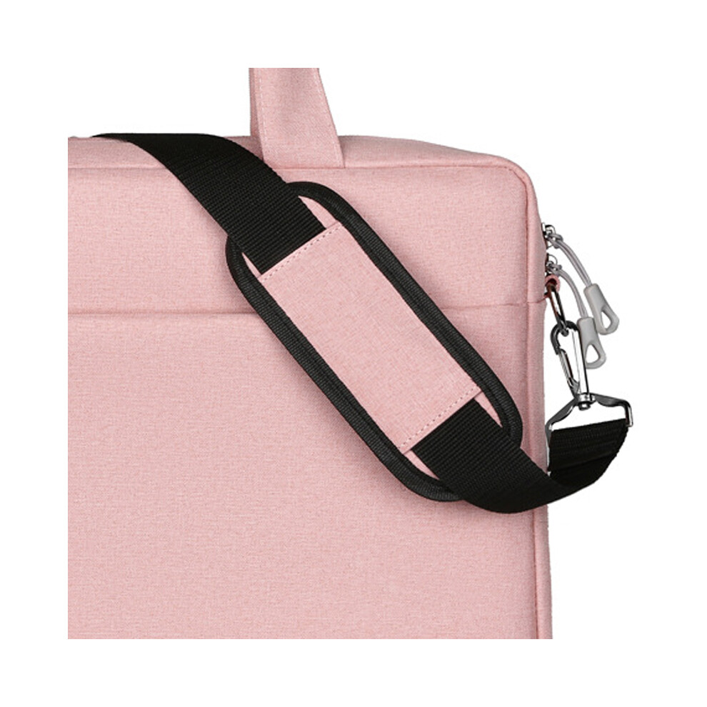 15In Waterproof Oxford Laptop Bag With Large Capacity For Work Pink 8301332573463