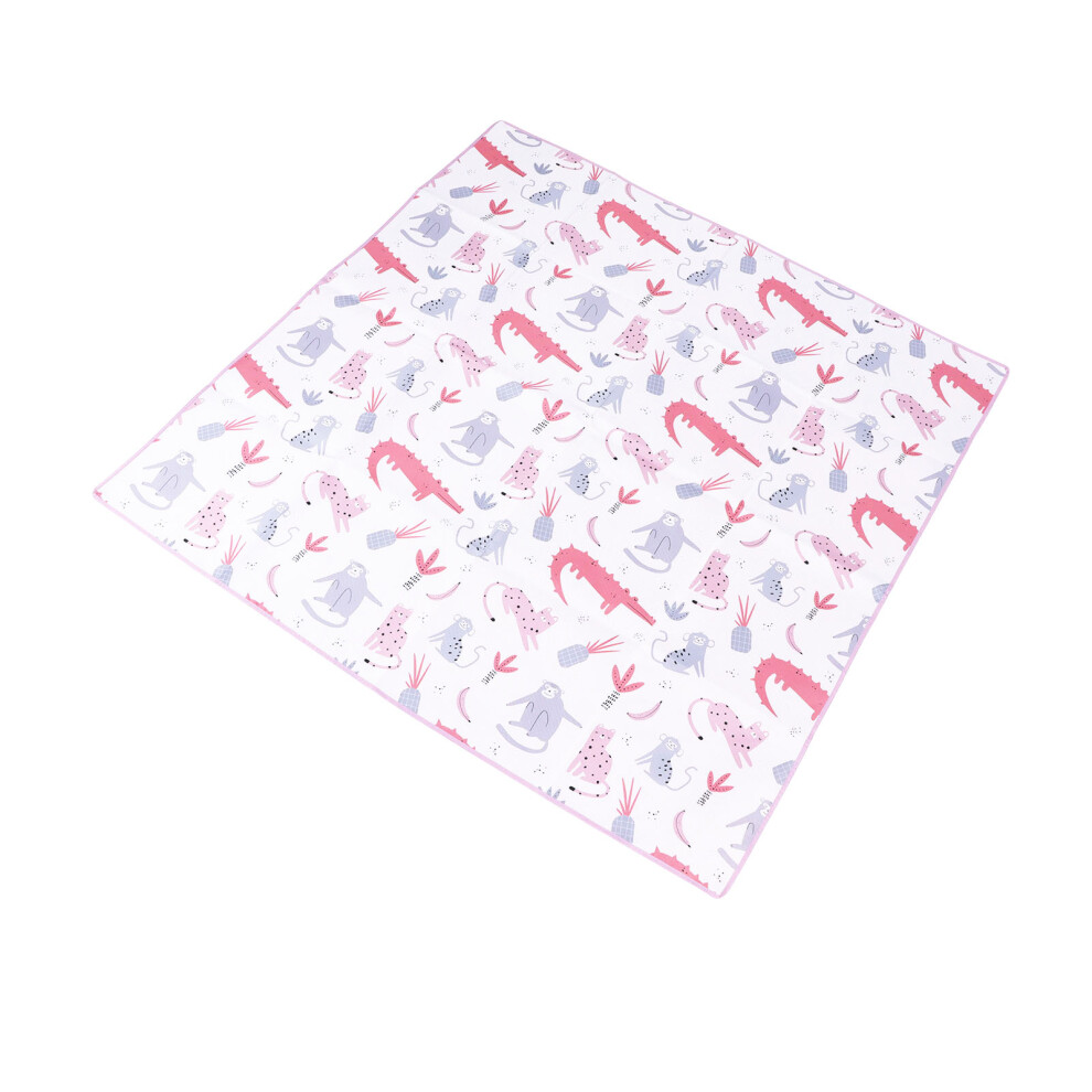 Large Waterproof Baby Play Mat 110x110cm Slip-Resistant Multicolor