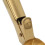 Goldfarbener Edelstahl-Eisportionierer 4,8 cm/18 cm 4