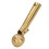 Goldfarbener Edelstahl-Eisportionierer 4,8 cm/18 cm 13
