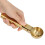 Goldfarbener Edelstahl-Eisportionierer 4,8 cm/18 cm 9