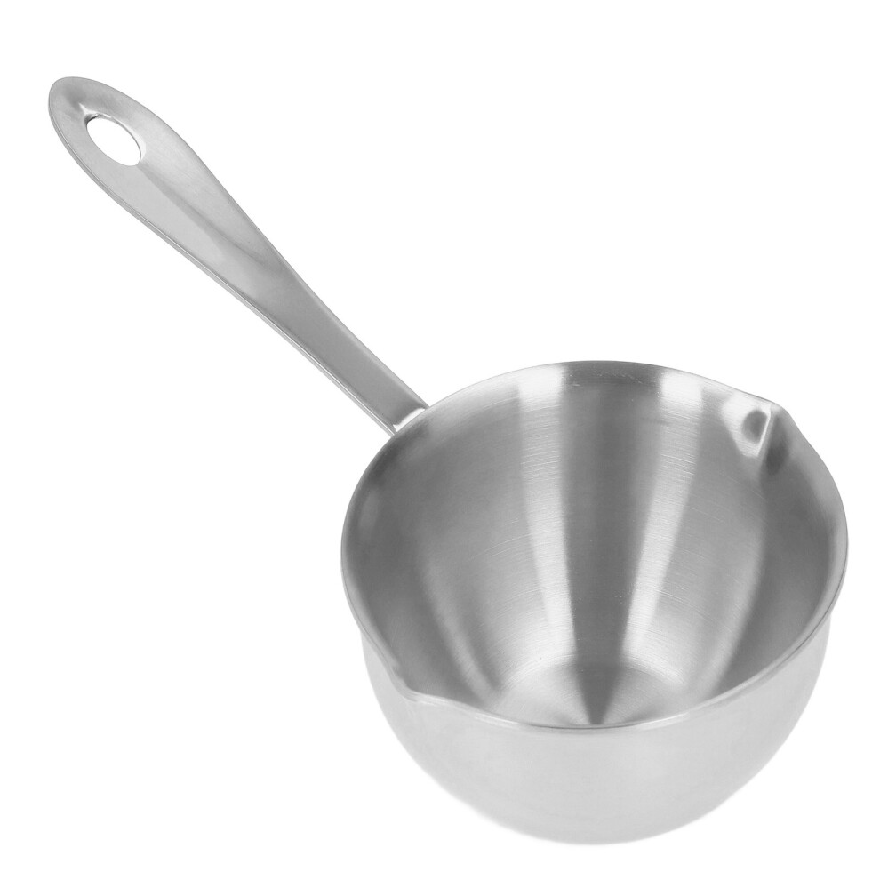 Silver Stainless Steel Saucepan 200Ml, 6Cm, With Pour Spouts