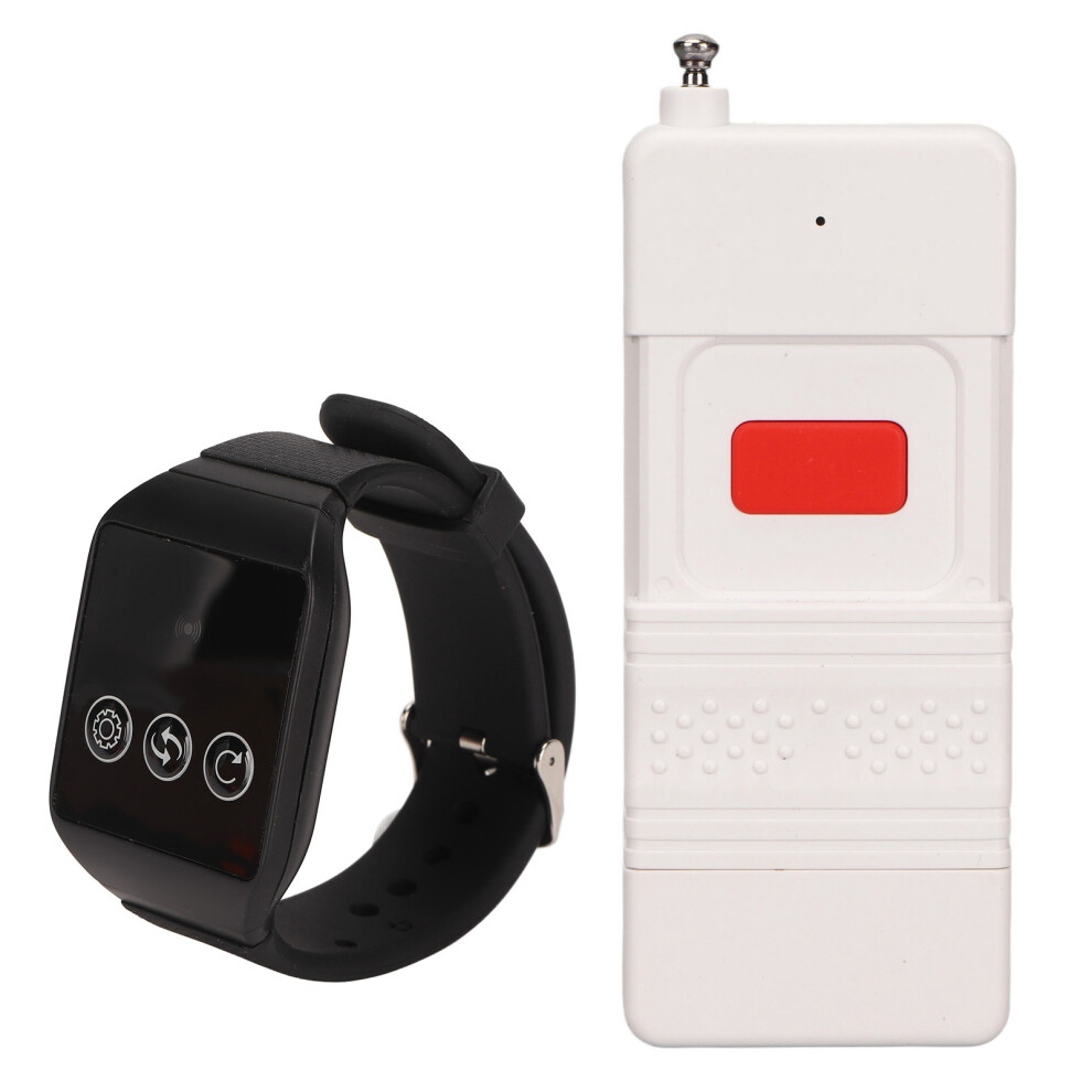 Elderly SOS Call Button Transmitter with Watch Receiver for Easy Alerts