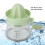 Exprimidor de cítricos manual verde 335.00g 5