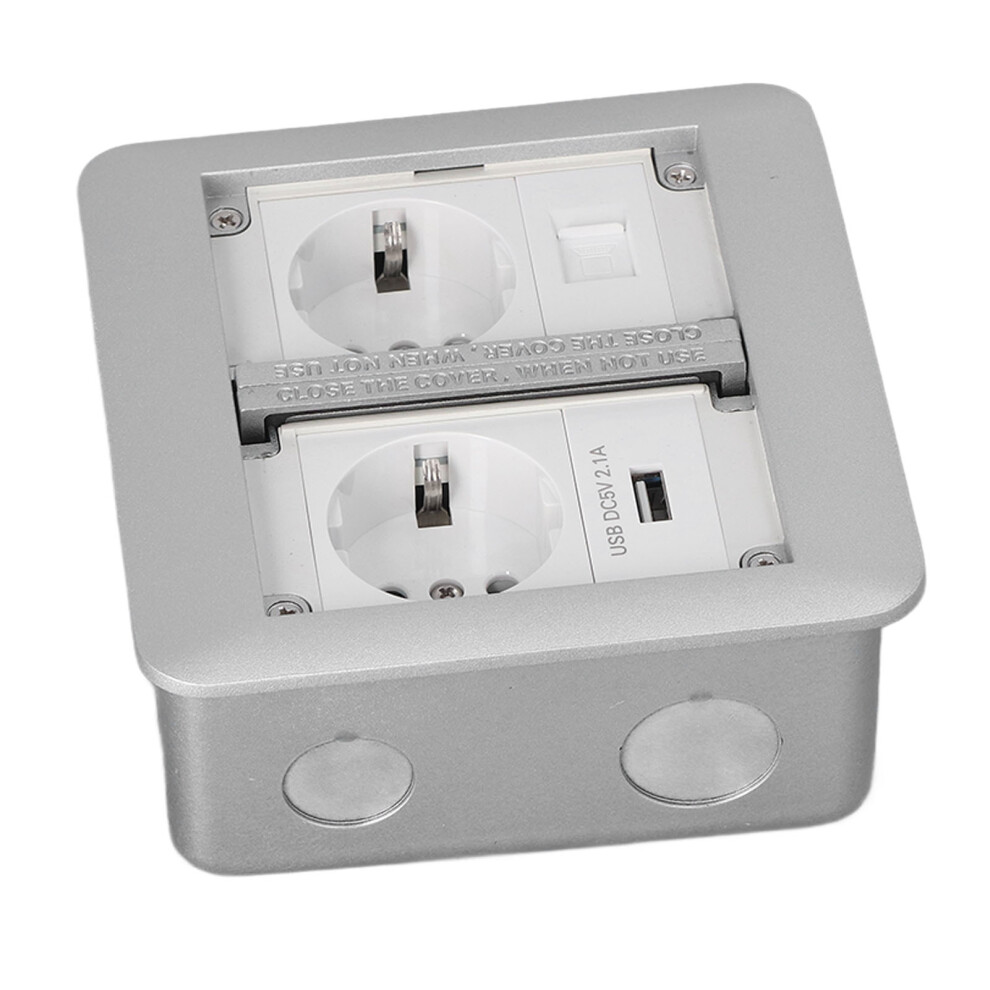 Space-Saving 2 Outlet Socket With Waterproof & Fire Resistance 8201332583977