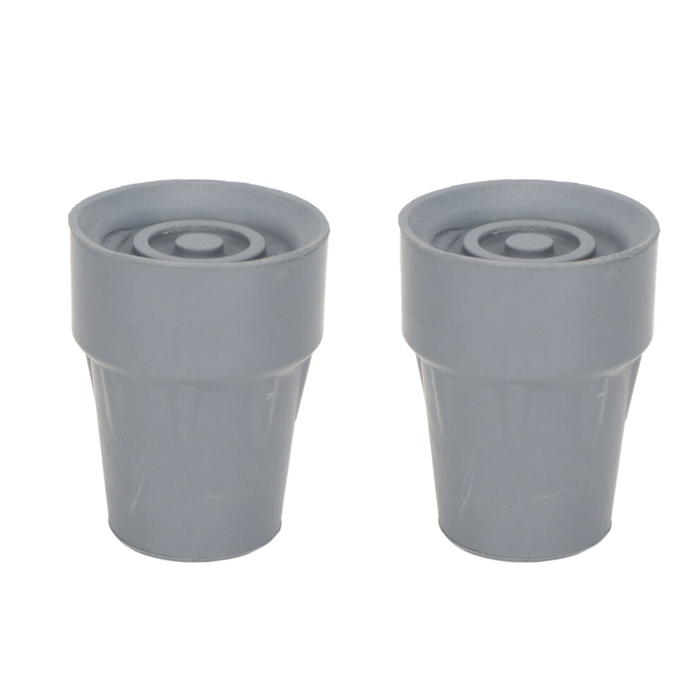 Shock Absorbing 22mm Rubber Cane Tips Non-Slip for Elderly Stability