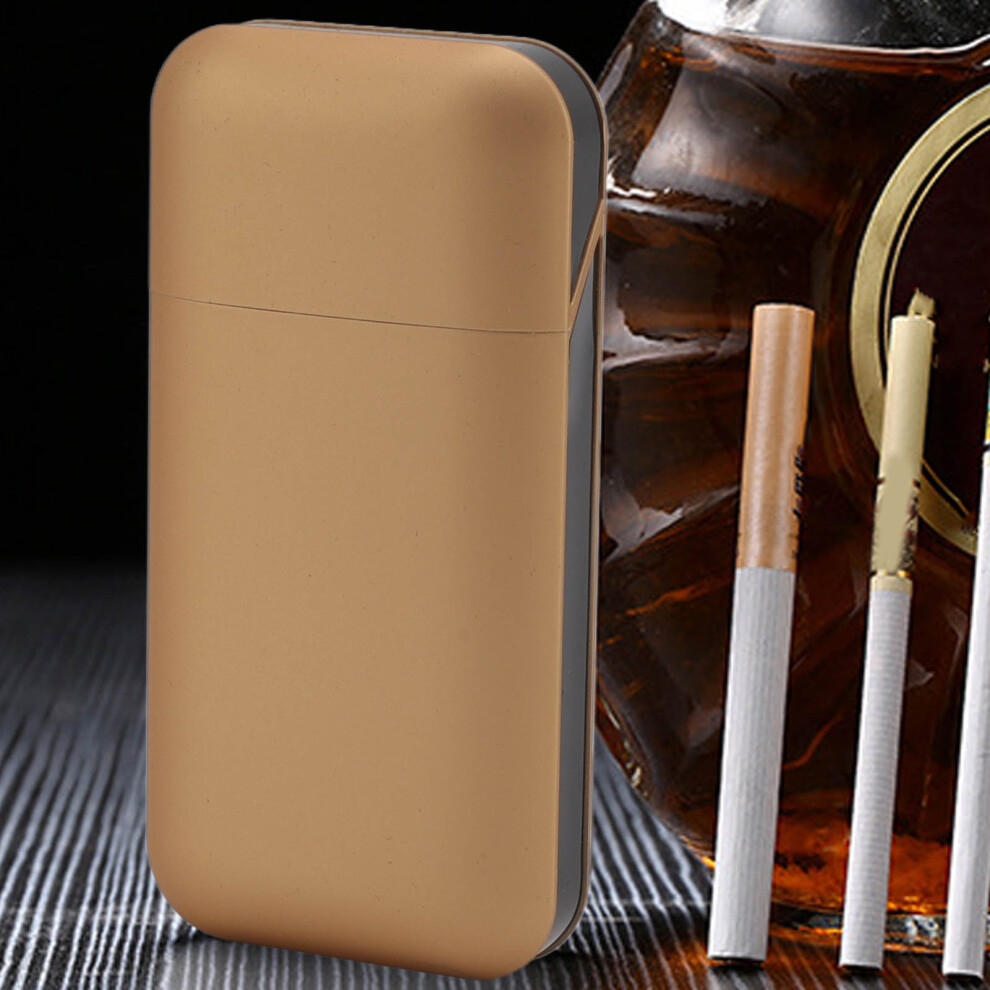 Gold Sturdy Cigarette Holder With Built-In Lighter Adjustable Design