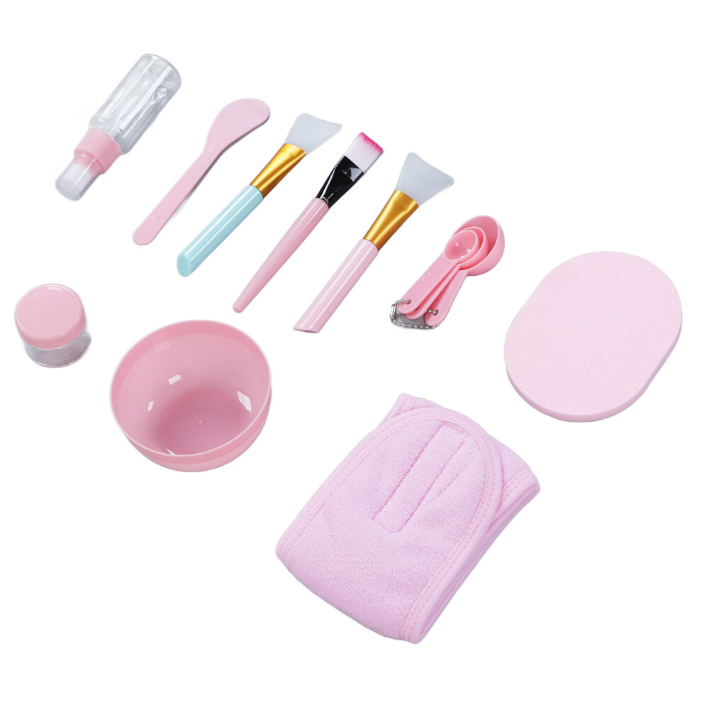 Facial Mask Bowl & Brush Set 12pcs Smooth Surface Compact & Portable DIY Kit