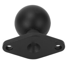 1,5 Zoll Ball-Halterbasis aus anodisiertem Aluminiumlegierung, runde Platte mit C-Größe Doppelsockelarm für RAM-Halterungen