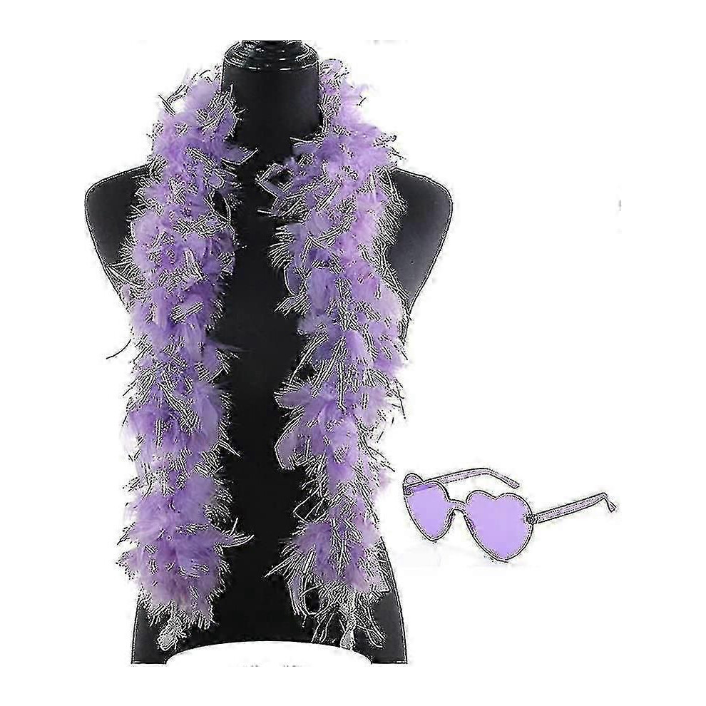 (Noir) Boa en plumes Chandelle de 1,2 m pour enterrement de vie de garçon, accessoire de costume d'Halloween
