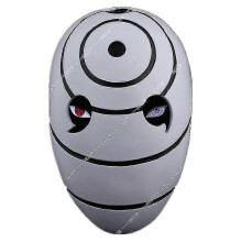 Anime Uchiha Obito Maske Tobi Akatsuki Ninja Cosplay Kostüme PVC Masken Halloween Drei-Augen-Maske Geschenk