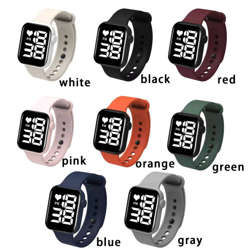 Reloj LED para niños Y1 4x4x2 cm, impermeable, multicolor 2