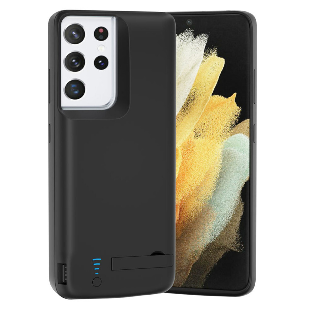 E87 Samsung S21 Ultra 5000Mah Battery Case W/ Stand 6914279751768
