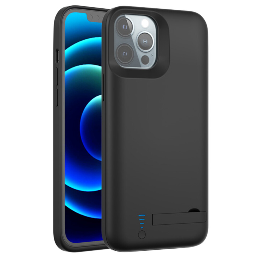 E69 Iphone 12/12 Pro 5000Mah Battery Case W/ Stand 6914272437379