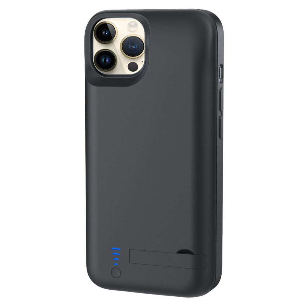 T27 Iphone 14 Pro 5000Mah Battery Case W/ Stand 6914277483265