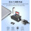 5-Port USB 3.0 Hub with SD TF Card Reader, USB Extender Adapter with Memory SD/Micro SD Card Reader(Silver) 2