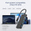 USB C Hub, 4 Ports USB 3.0 Hub Splitter with 5Gbps Data Transfer, USB C Splitter for Type C MacBook(Black) 4