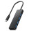 USB C Hub, 4 Ports USB 3.0 Hub Splitter with 5Gbps Data Transfer, USB C Splitter for Type C MacBook(Black) 1