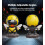 Bee Projection Night Light Bluetooth Connection with Timer and Remote Control, Nebula Ceiling Starry Sky Flow(Yellow) 4