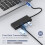 USB C Hub, 4 Ports USB 3.0 Hub Splitter with 5Gbps Data Transfer, USB C Splitter for Type C MacBook(Black) 2