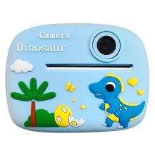 Kids Camera D1 Instant Print 2400W HD Dual Lens 2.4 Inch Screen 1080P Video with Stickers and 32GB TF Card(Blue)
