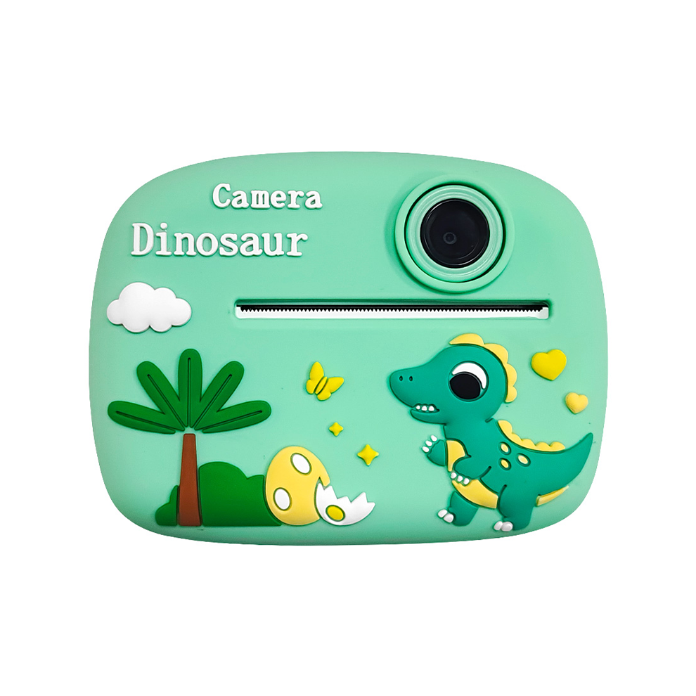 Photos - Other Toys Kids Camera D1 Instant Print 2400W HD Dual Lens 2.4 Inch Screen 1080P Video with Stickers and 32GB TF Card(Green)