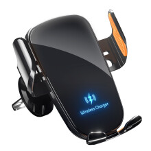 Wireless Car Charger, 15W Fast Charging Car Phone Holder Charger, Phone Mount Air Vent for iPhone15 (Black)