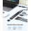 11 in 1 USB C Hub USB Hub 3.0 with SD Card Reader,  USB Extender with Memory SD/Micro SD Card Reader(Black) 6
